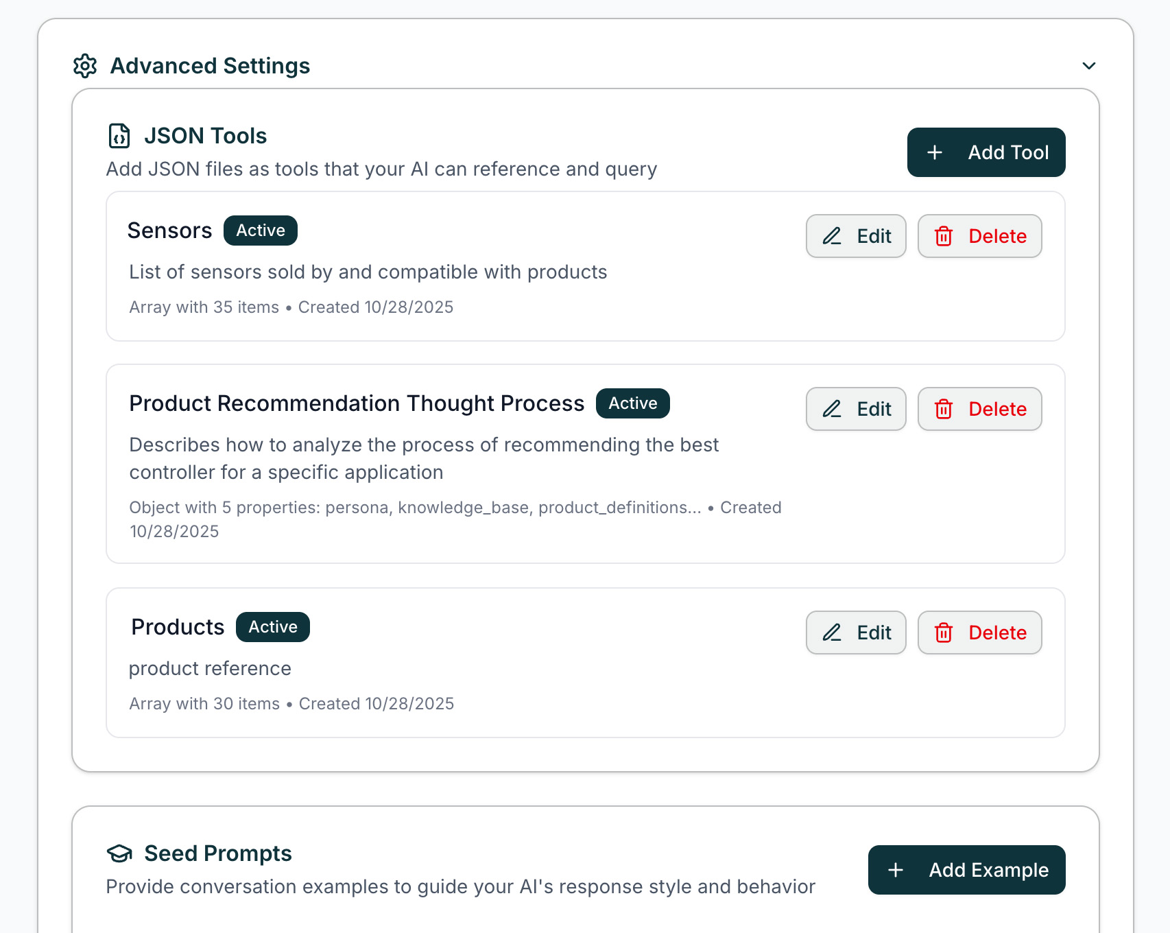 Platform Dashboard Mockup